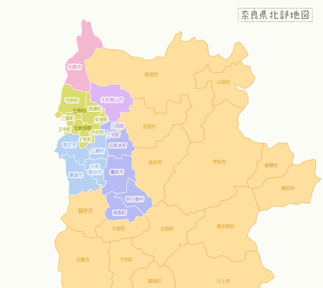 奈良県地図