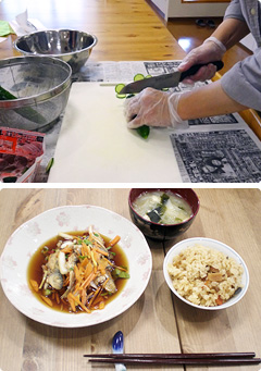 昼食会 写真